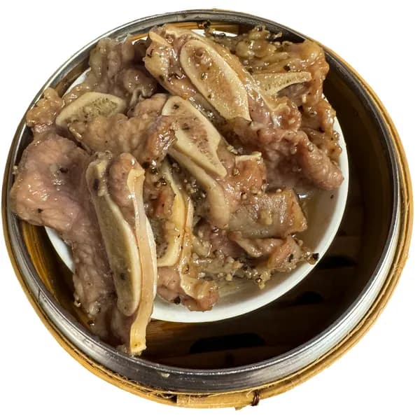 Steamed Short Rib In Black Pepper Sauce