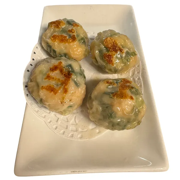 Pan-Fried Chive Shrimp Cake