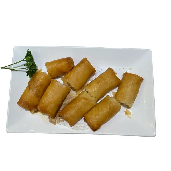 Spring Rolls With Shrimp Garlic