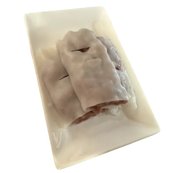 Steamed Minced Beef With Rice Rolls