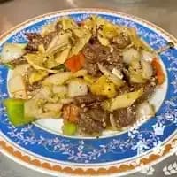 Black Pepper Mixed Mushroom Beef Tenderloin