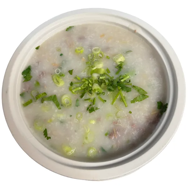 Cilantro Beef Congee