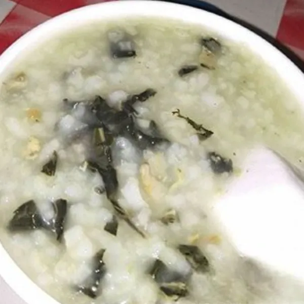 Pork Toro and Choy Sum Congee