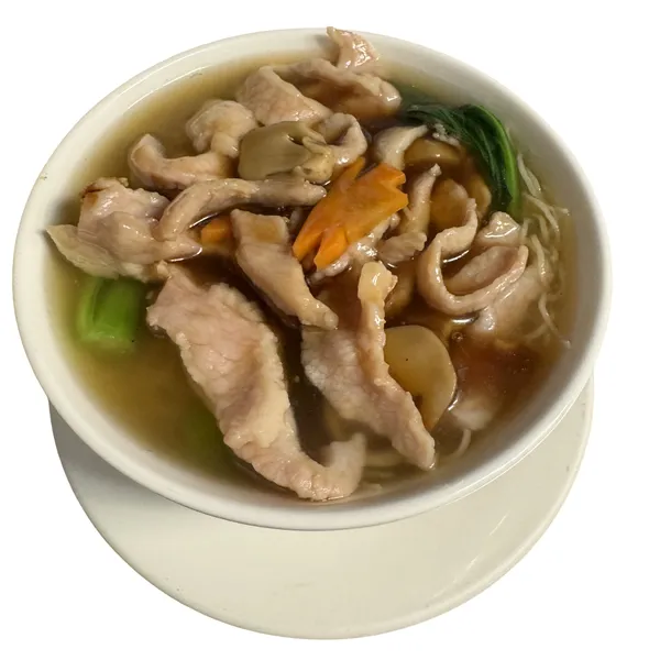Pork Toro Veggie Noodle In Soup