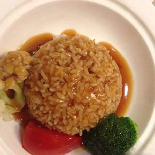 Seafood In Abalone Sauce Fried Rice