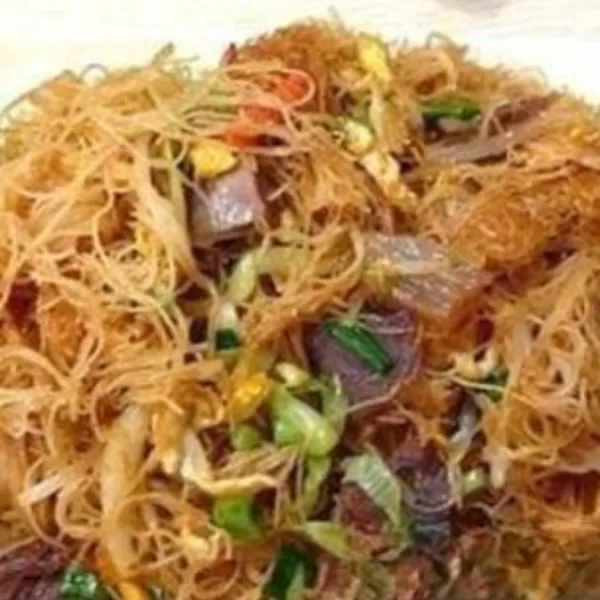 Sauteed Bitter Melon and Mixed Fungus with Vermicelli