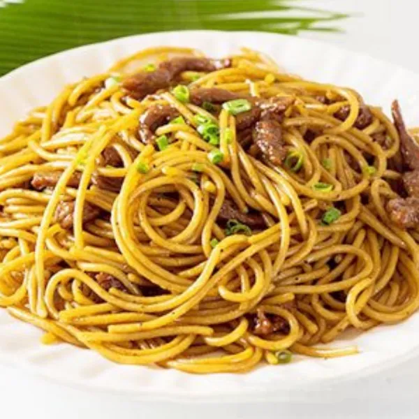 Sauteed Shredded Beef Chow Mein In Sichuan Style